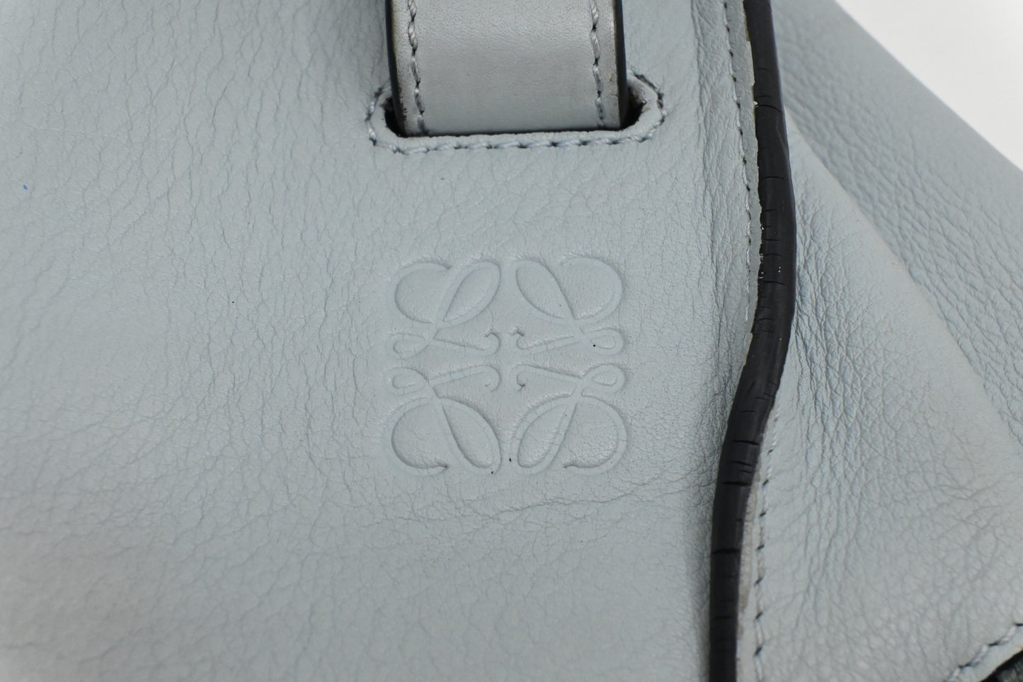 Loewe Small Hammock in Light Blue Leather