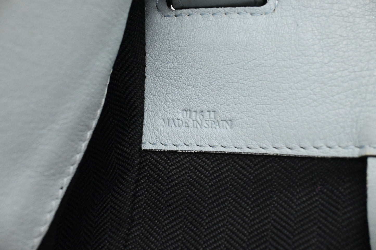 Loewe Small Hammock in Light Blue Leather
