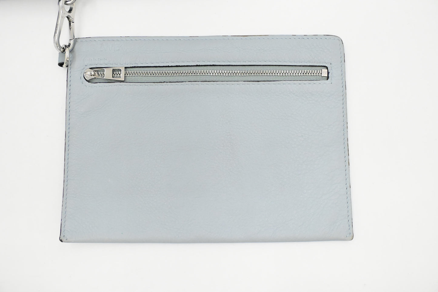Loewe Small Hammock in Light Blue Leather