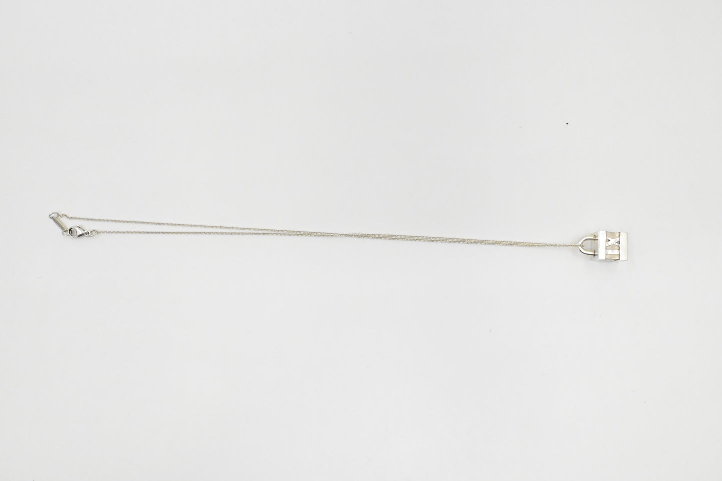 Tiffany & Co. Atlas Padlock Necklace in Sterling Silver