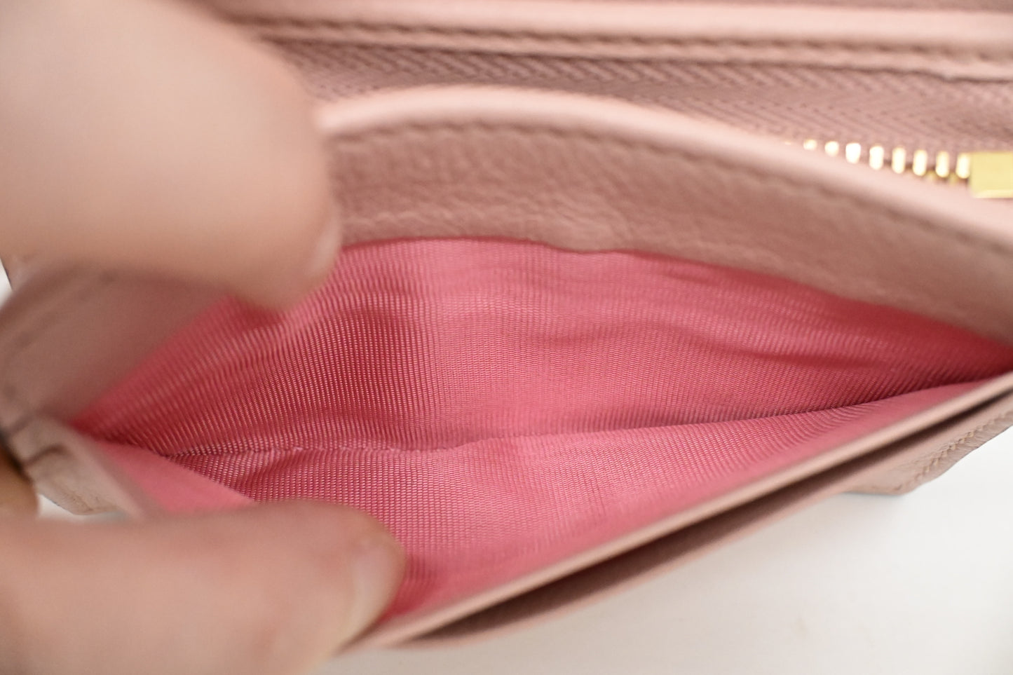 Gucci Love Parade Card Case Wallet in Pink Striped GG Supreme Canvas