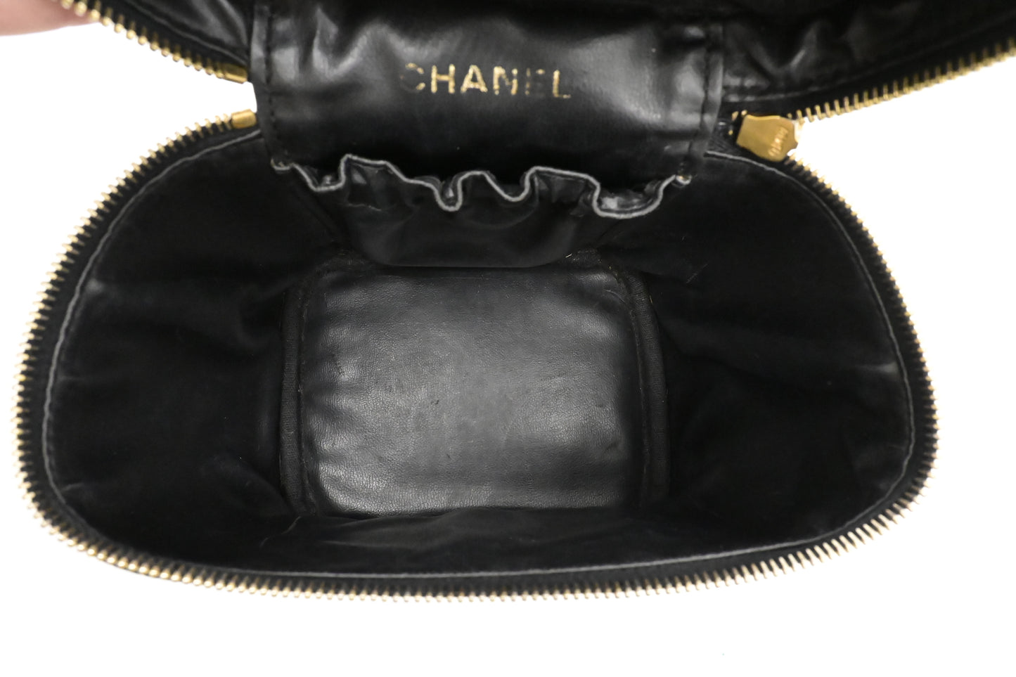 Chanel Vanity Bag in Black Caviar Leather
