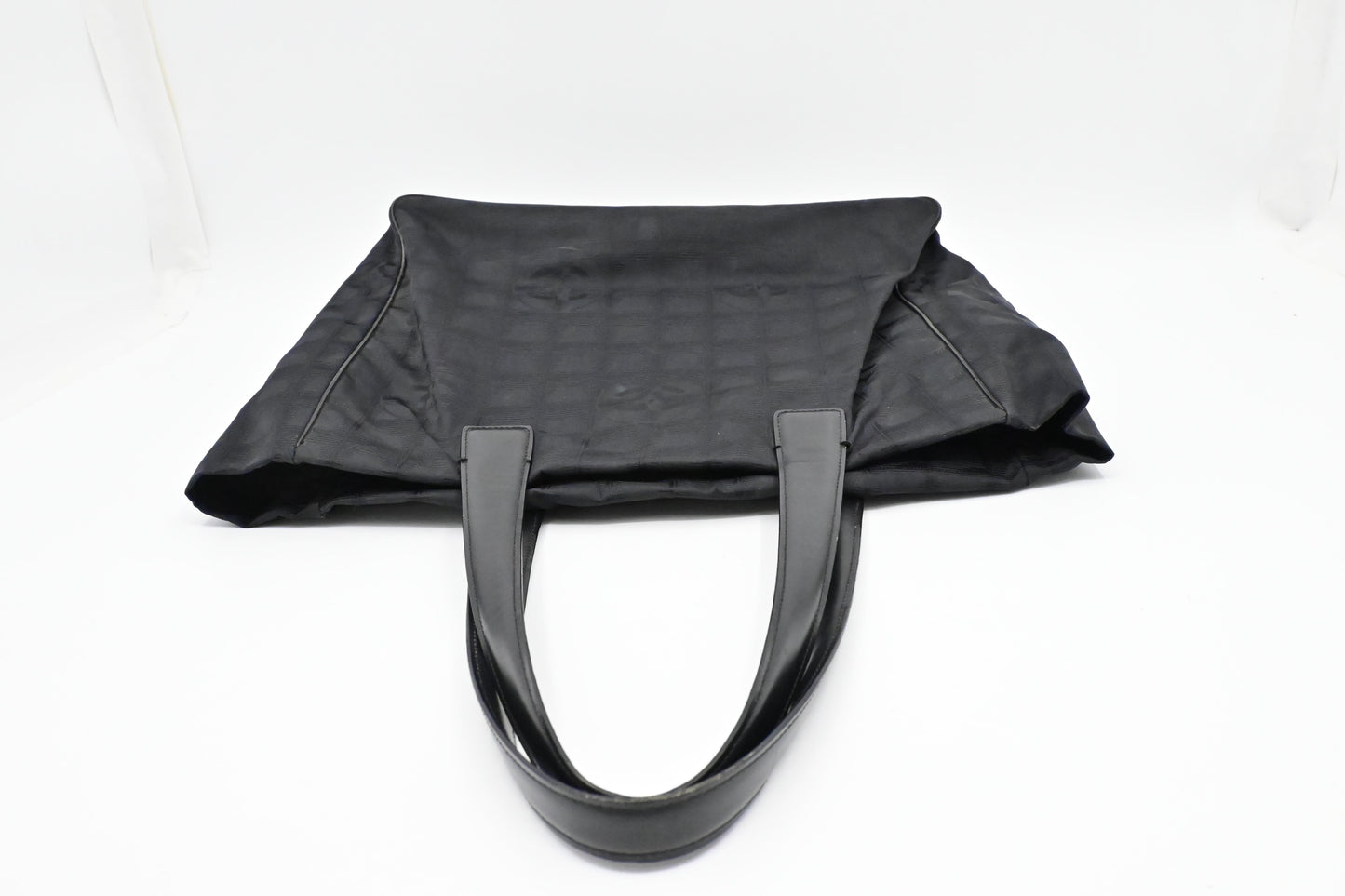 Chanel New Travel Line Tote in Black Canvas