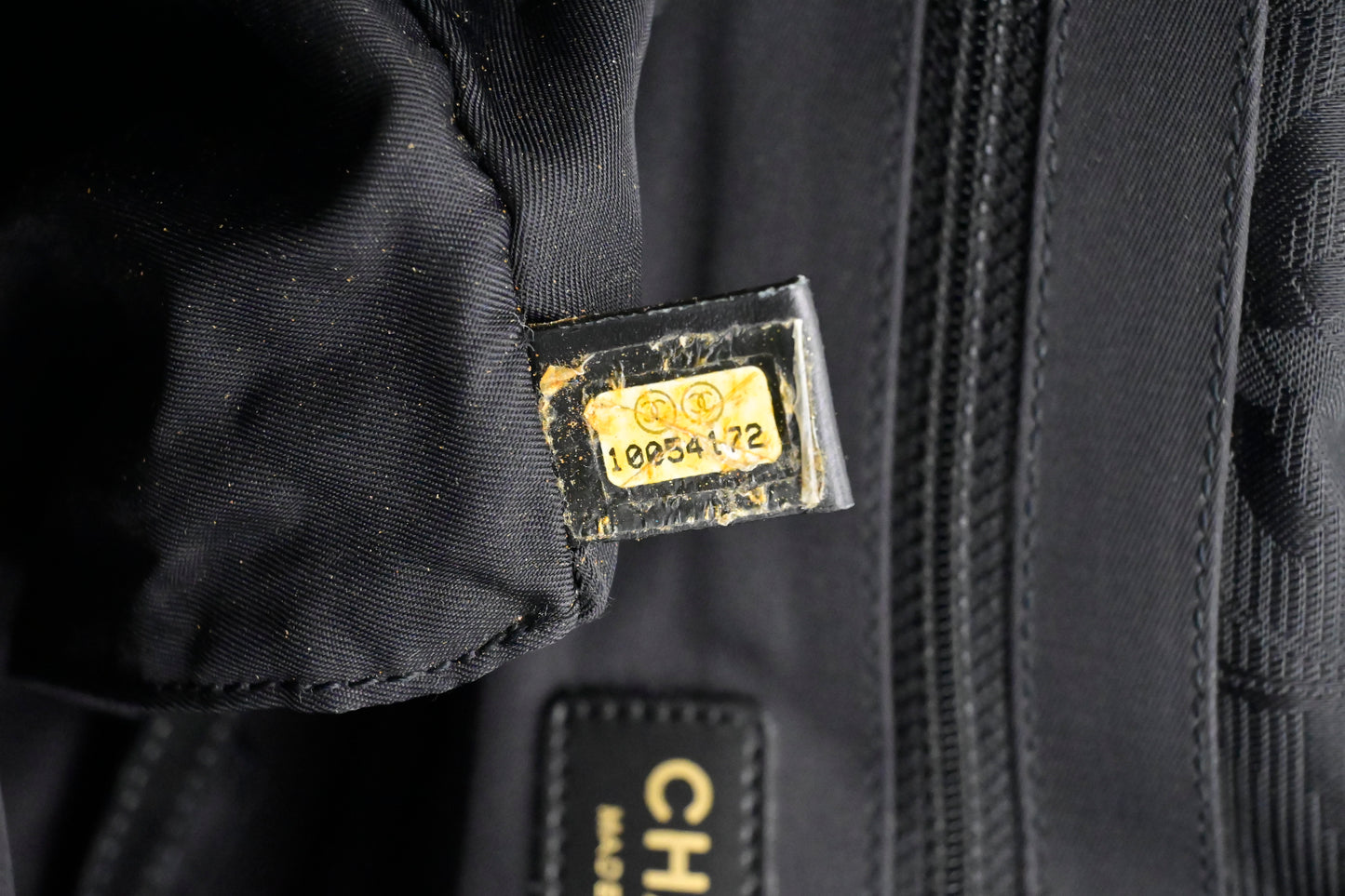 Chanel New Travel Line Tote in Black Canvas