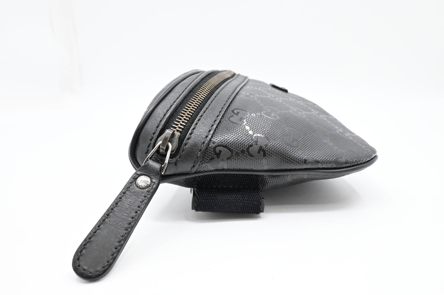 Gucci Bumbag in Black Imprime Canvas