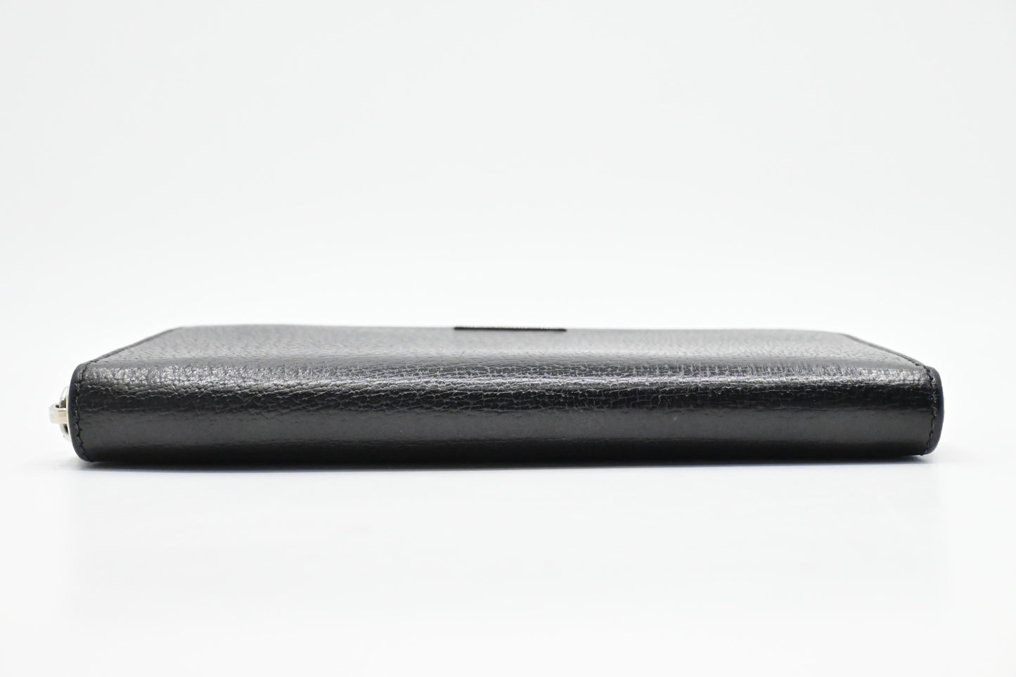 Tiffany & Co. Long Zippy Wallet in Black Leather