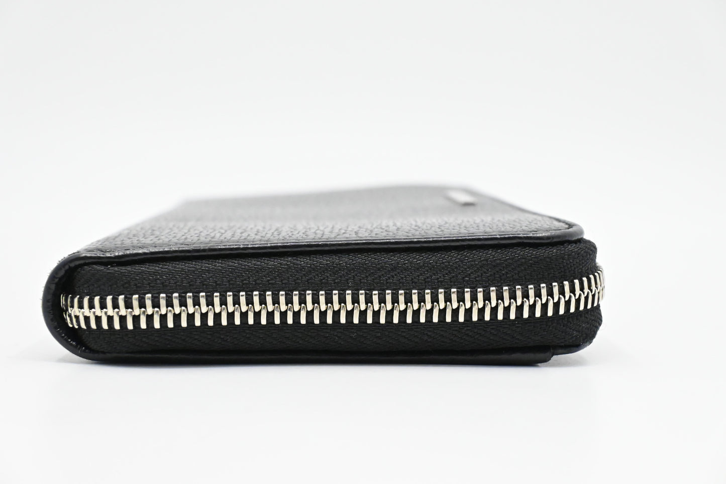 Tiffany & Co. Long Zippy Wallet in Black Leather
