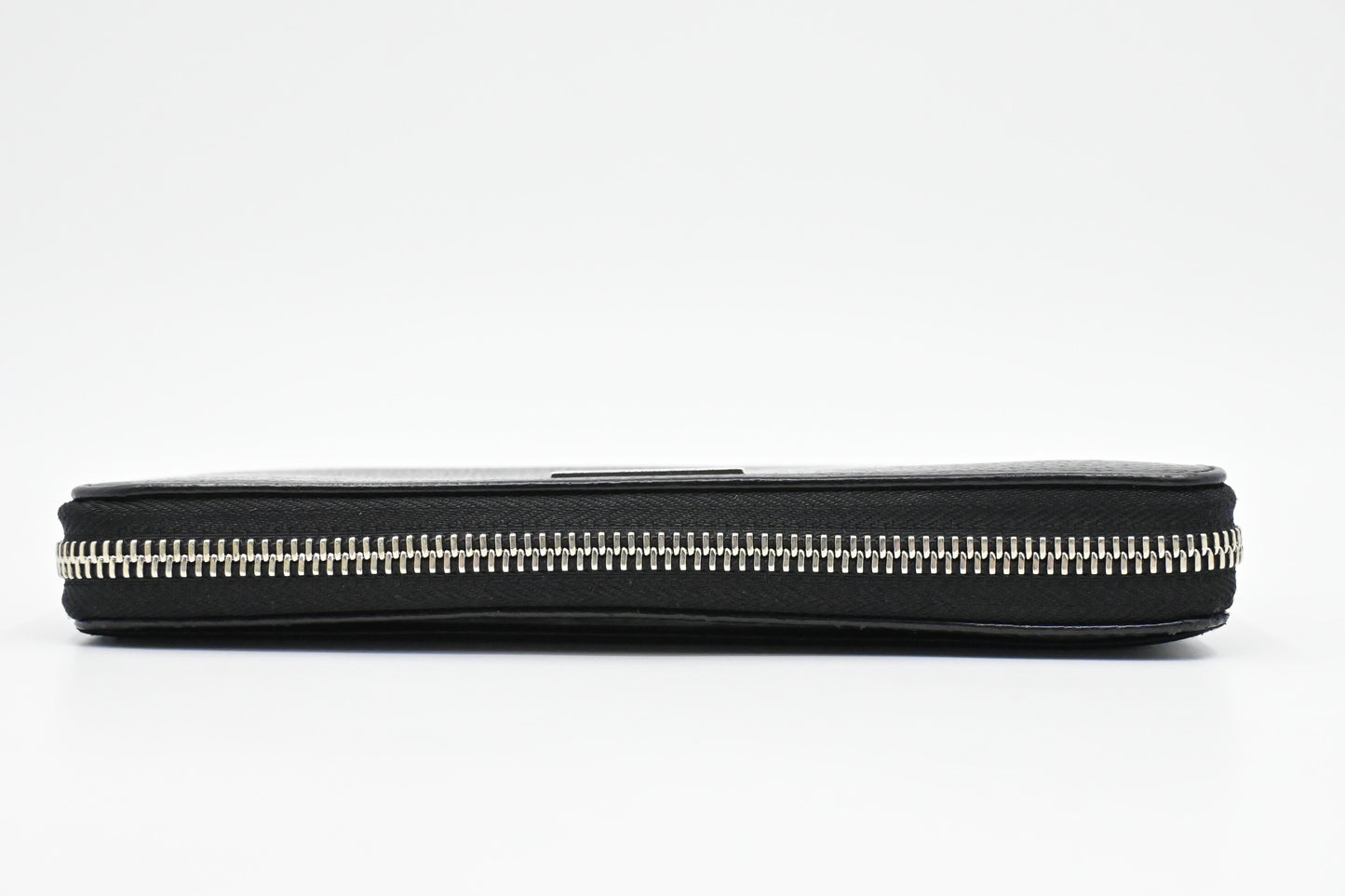 Tiffany & Co. Long Zippy Wallet in Black Leather