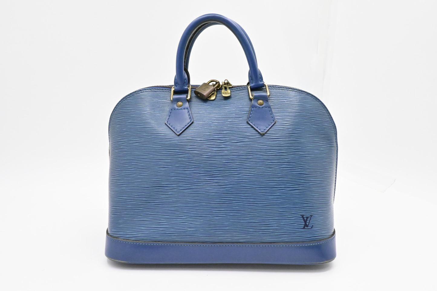 Louis Vuitton Alma PM in Blue Epi Leather