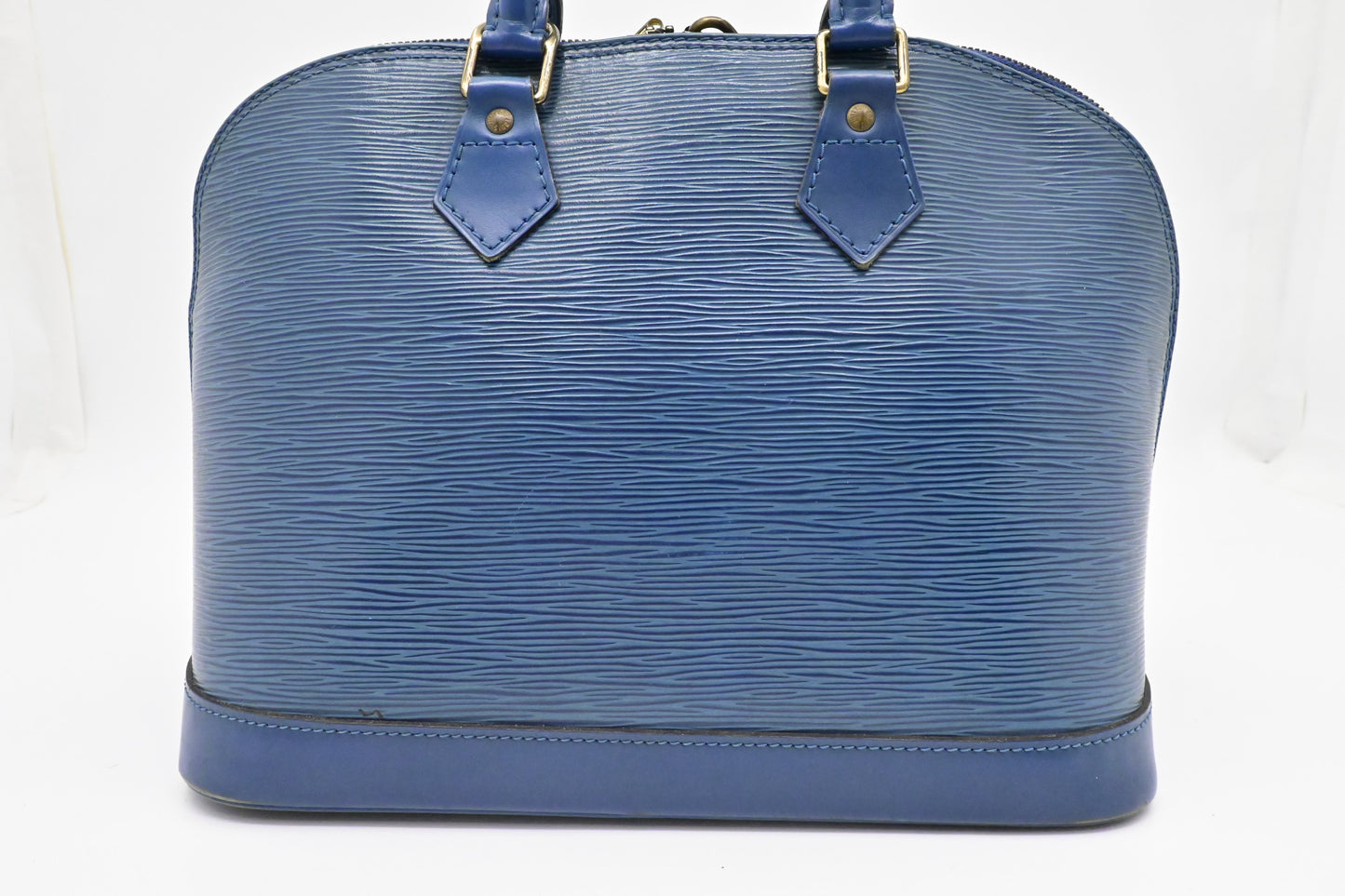 Louis Vuitton Alma PM in Blue Epi Leather