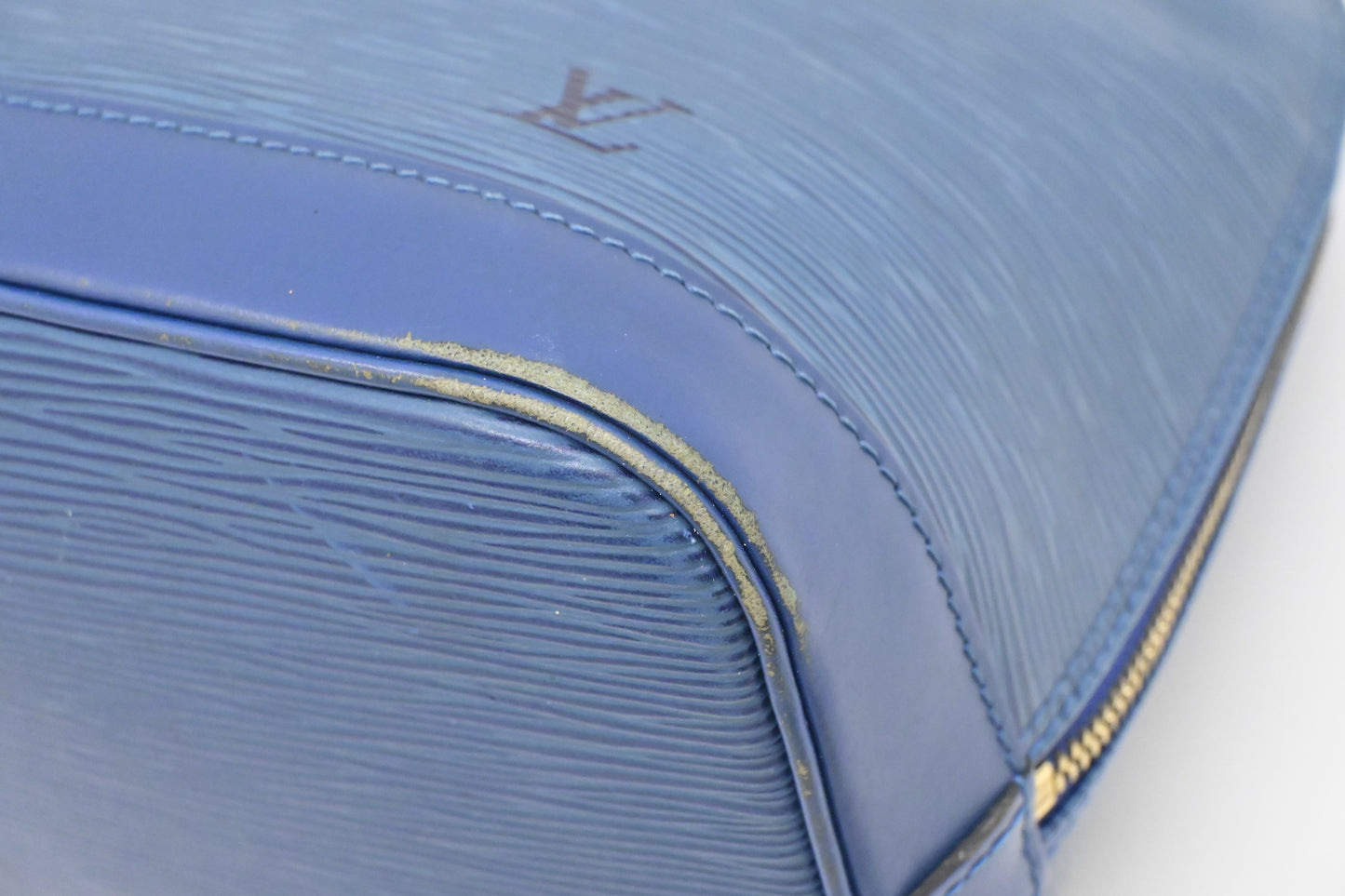 Louis Vuitton Alma PM in Blue Epi Leather
