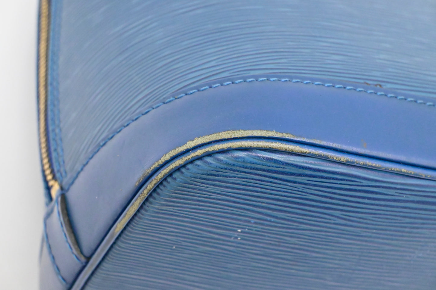 Louis Vuitton Alma PM in Blue Epi Leather