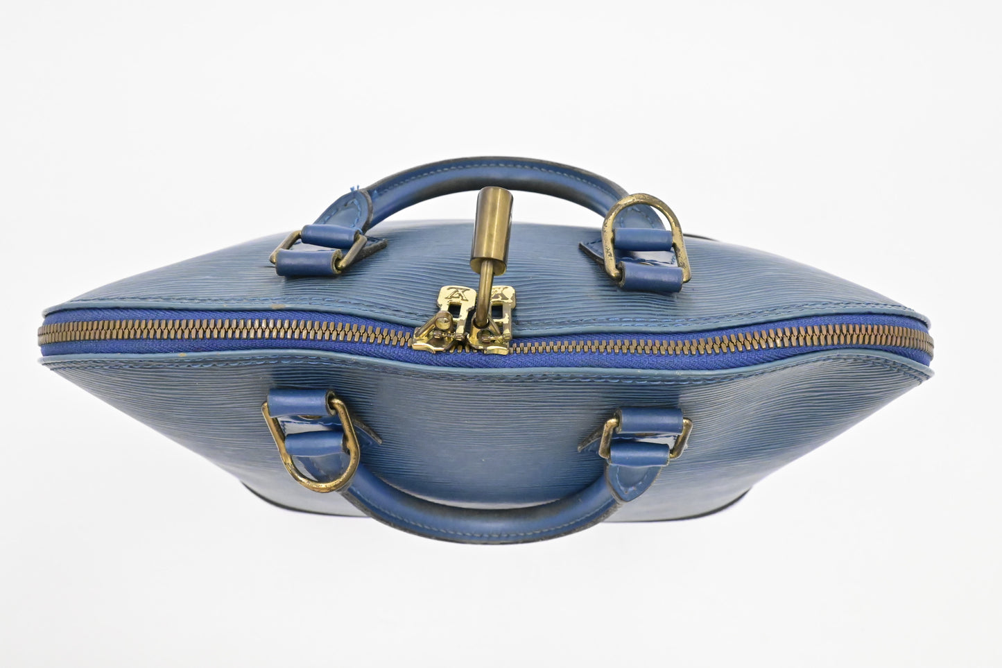 Louis Vuitton Alma PM in Blue Epi Leather
