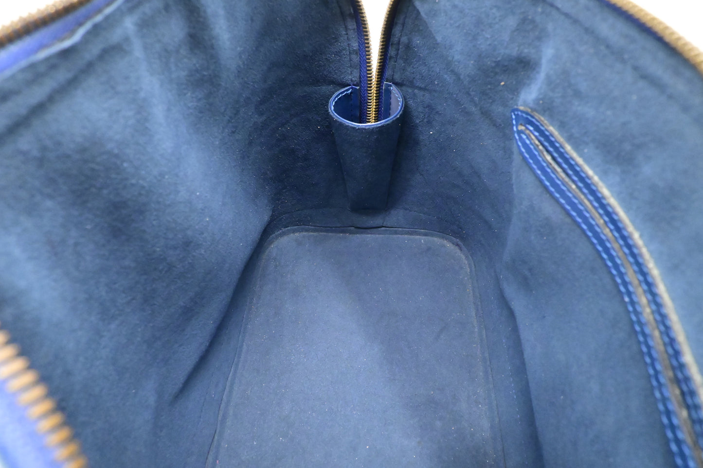 Louis Vuitton Alma PM in Blue Epi Leather