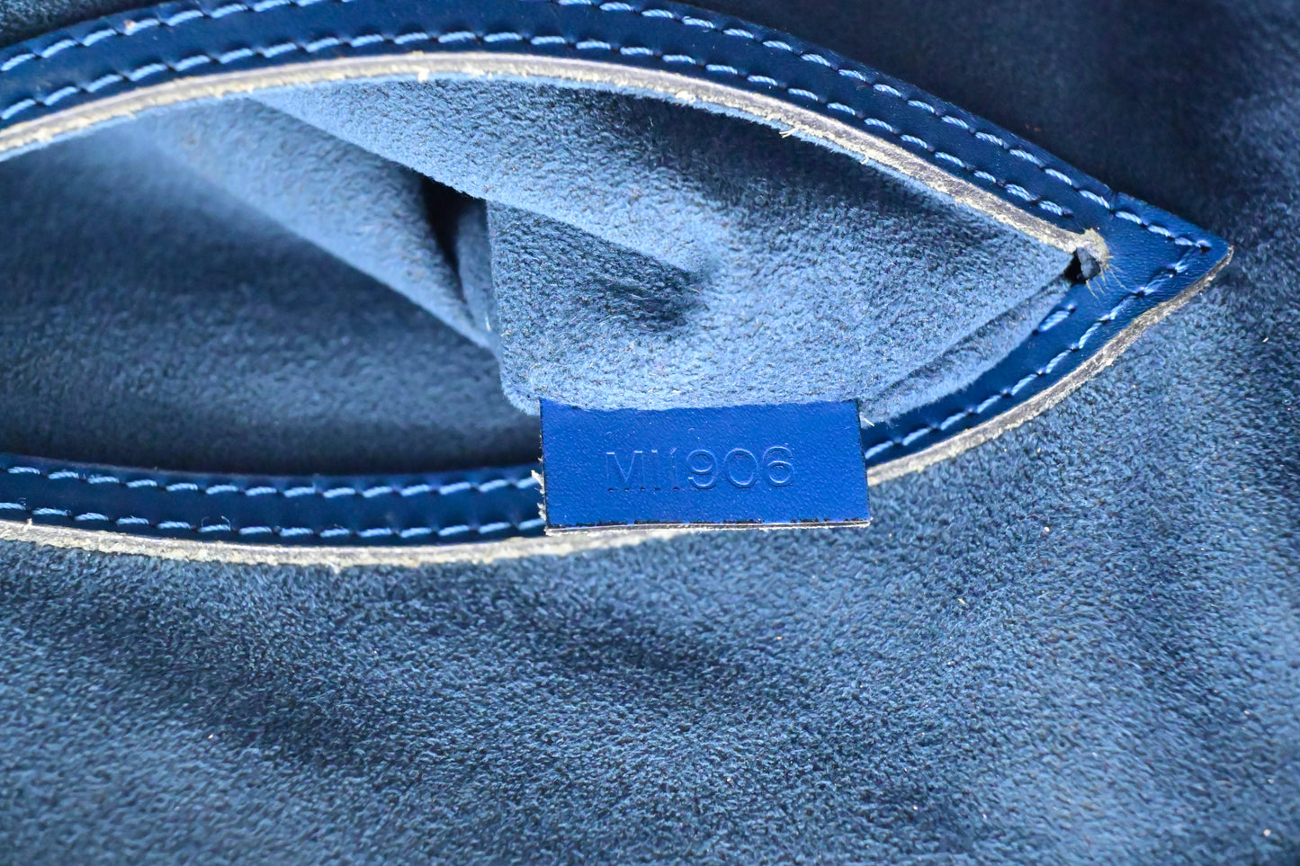 Louis Vuitton Alma PM in Blue Epi Leather