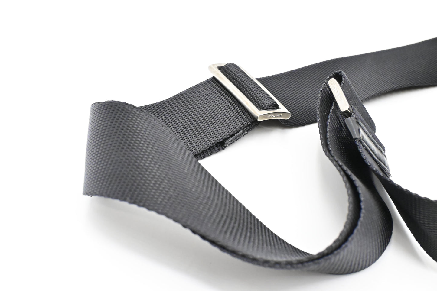 Prada Messenger Bag in Black Nylon Canvas