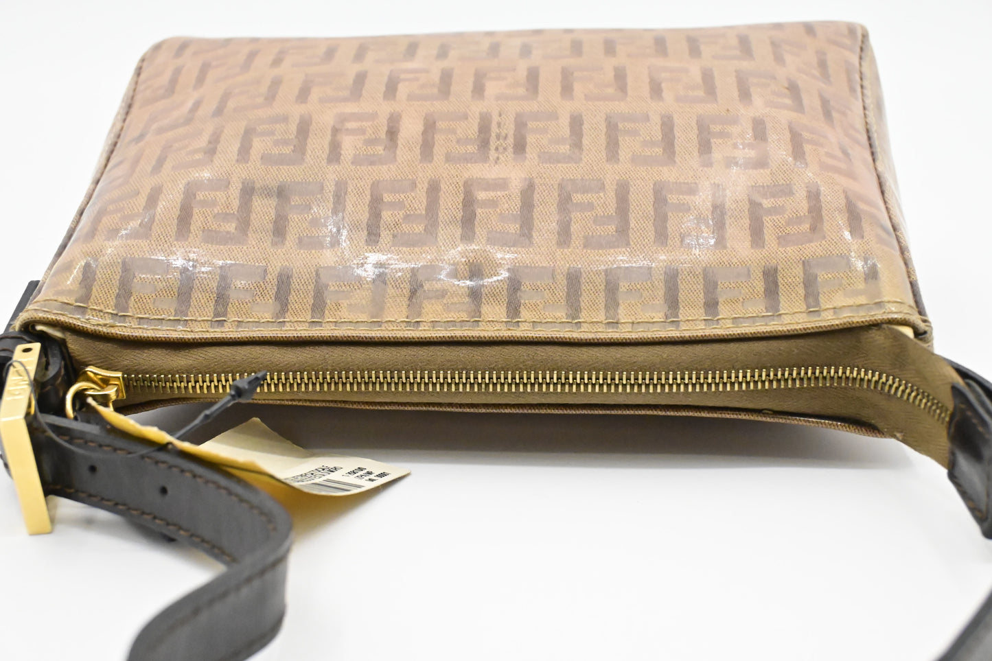 Fendi Pochette in Zucca Coated Canvas