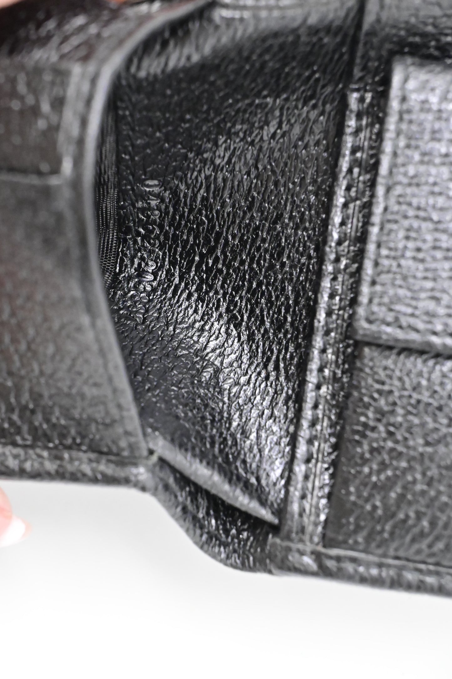 Gucci Compact Bifold Wallet in Black Canvas