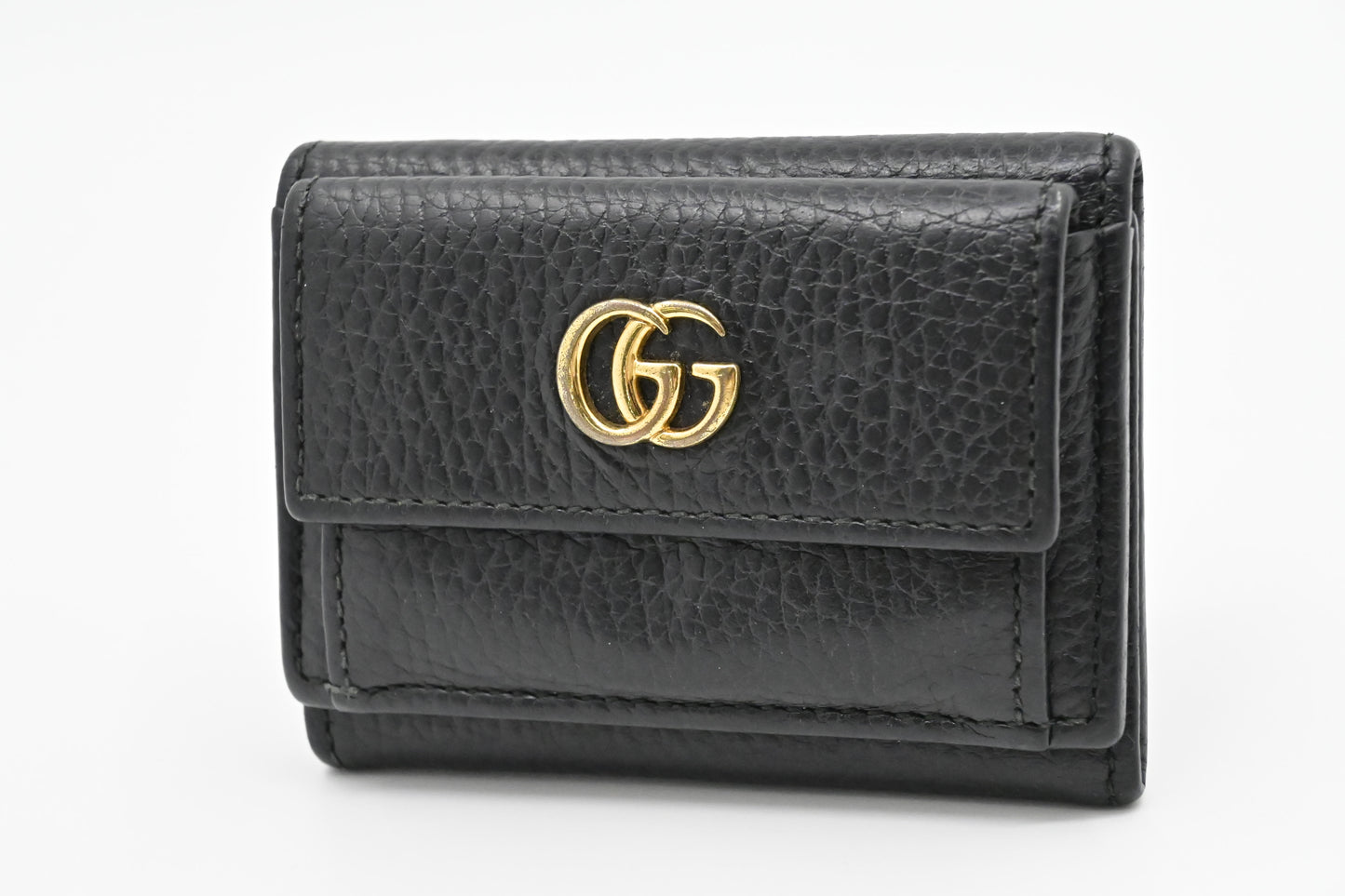 Gucci Compact Wallet in Black Leather
