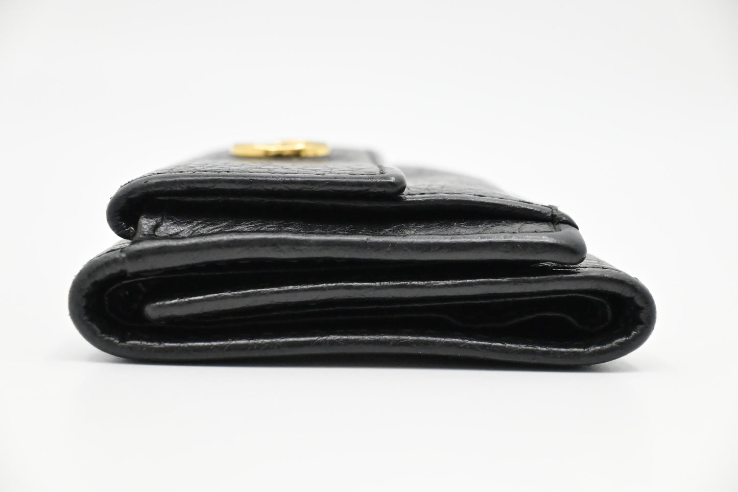 Gucci Compact Wallet in Black Leather