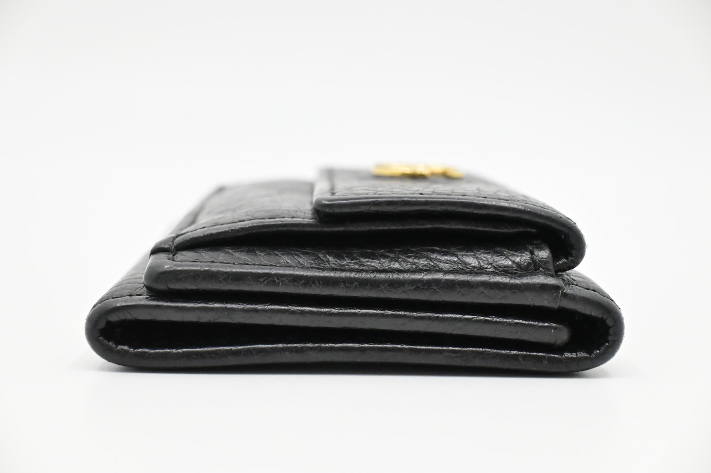 Gucci Compact Wallet in Black Leather
