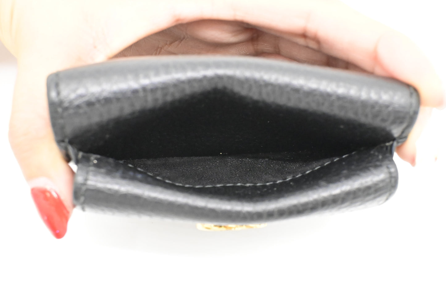 Gucci Compact Wallet in Black Leather