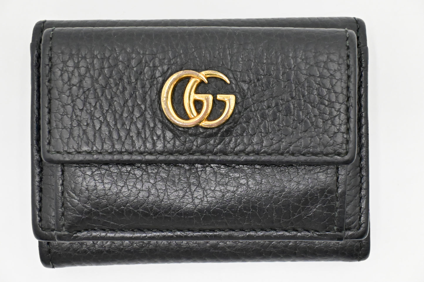 Gucci Compact Wallet in Black Leather