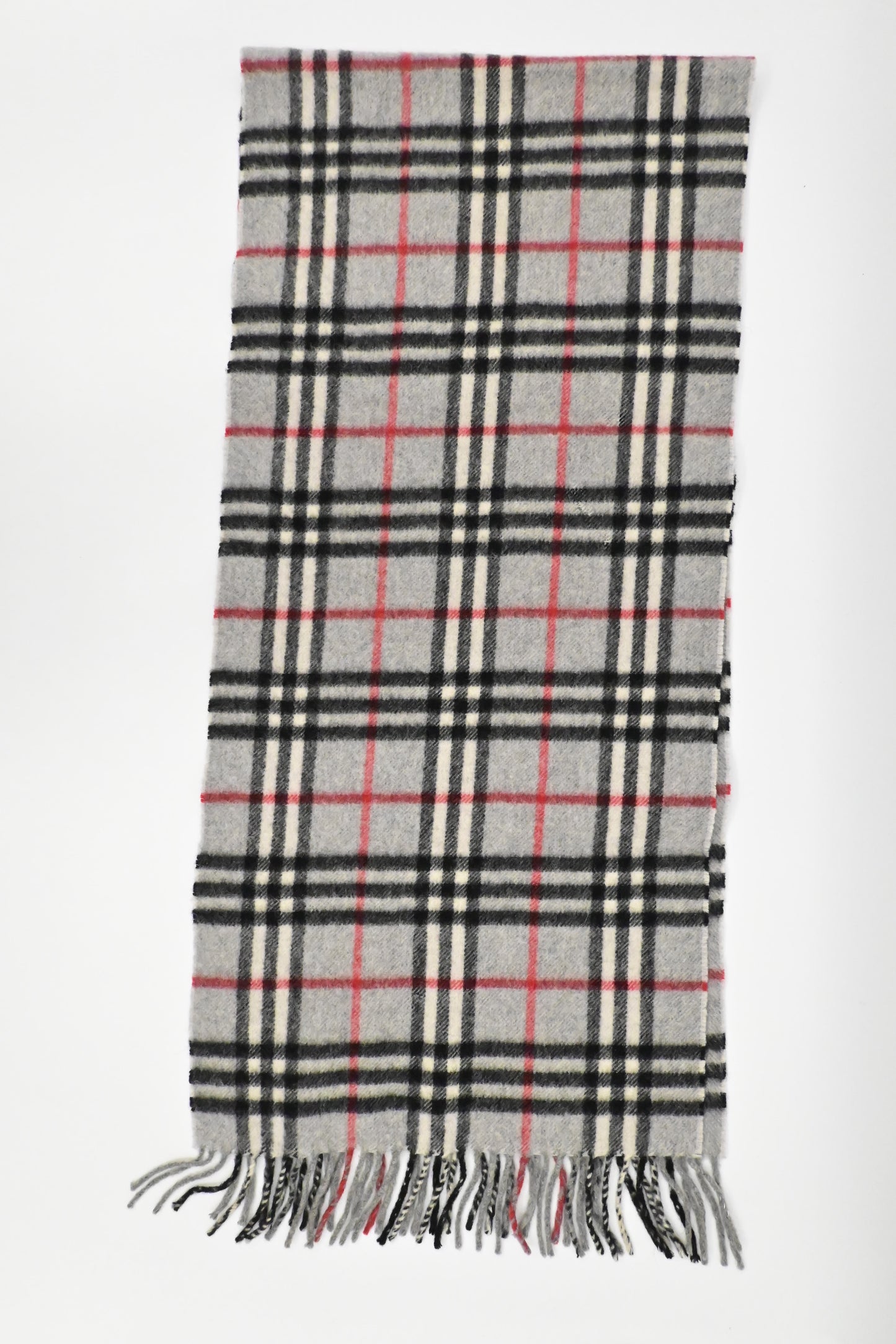 Burberry Scarf in Grey Cashmere