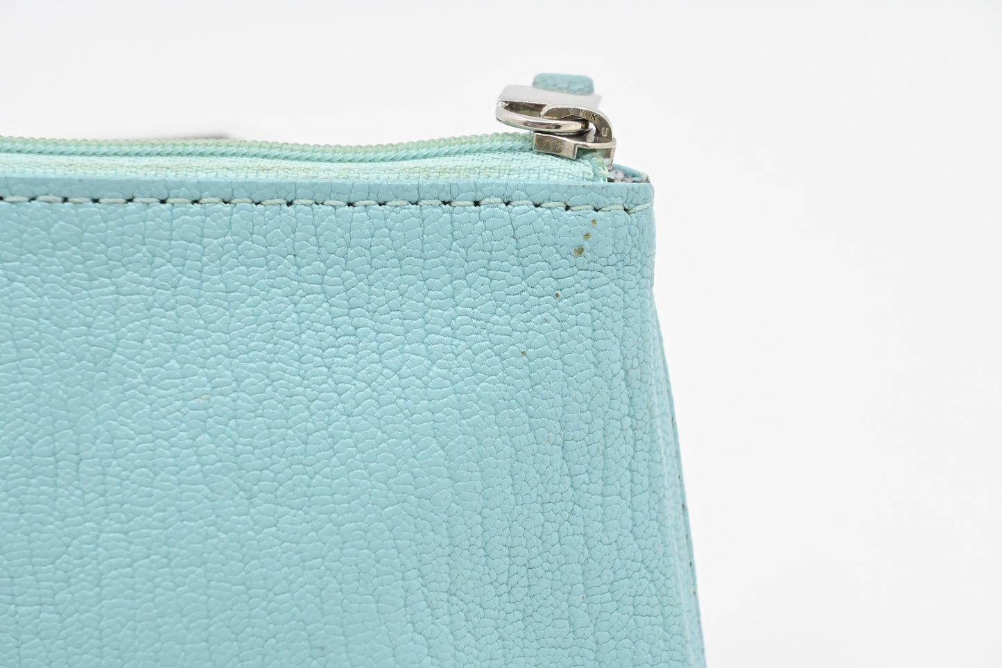 Tiffany & Co. Pouch in Tiffany Blue Leather