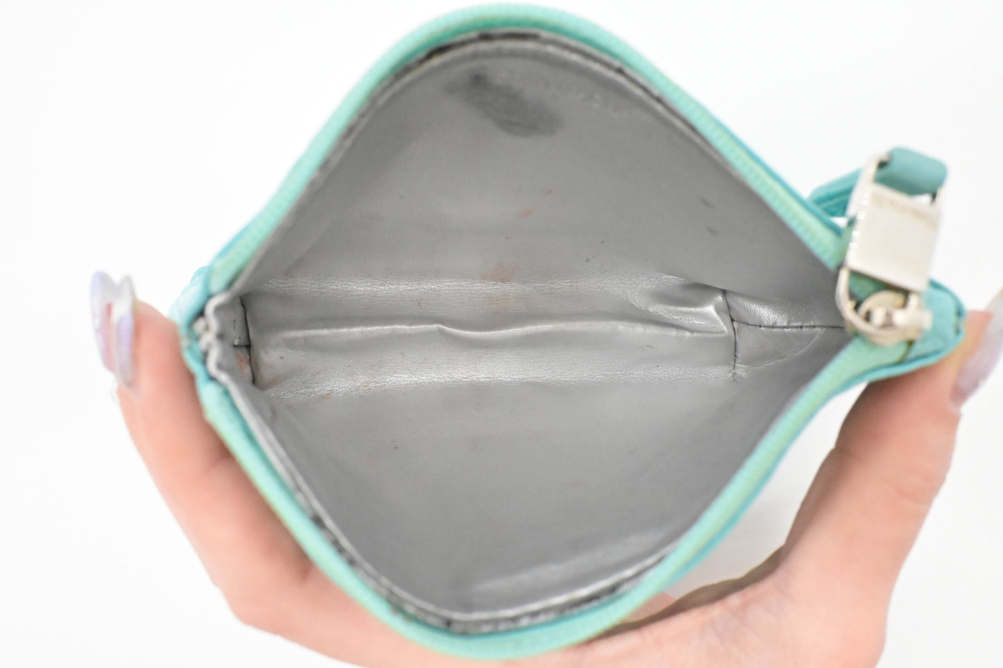 Tiffany & Co. Pouch in Tiffany Blue Leather