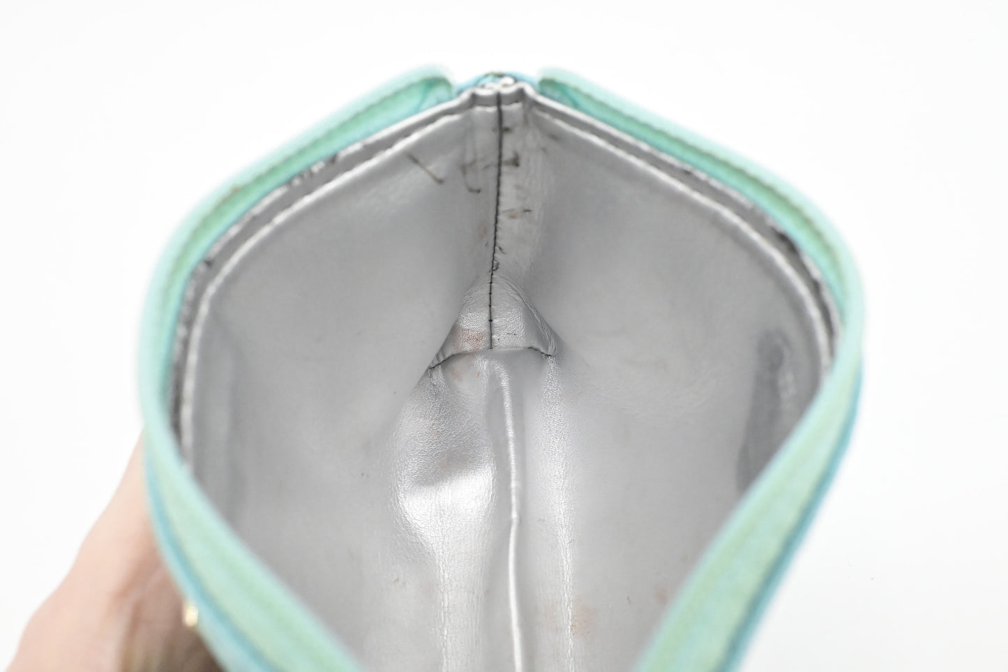Tiffany & Co. Pouch in Tiffany Blue Leather