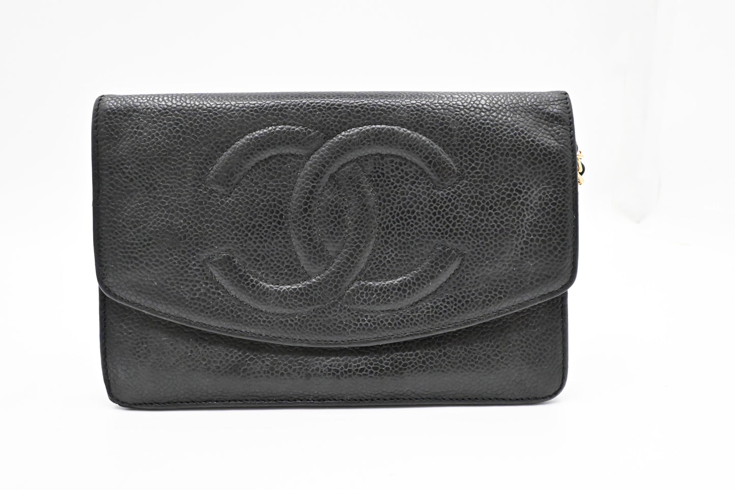 Chanel Wallet on Chain in Black Caviar Leather