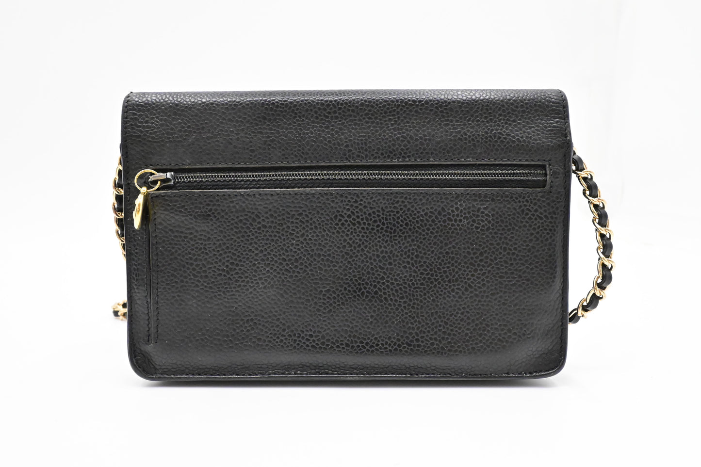 Chanel Wallet on Chain in Black Caviar Leather