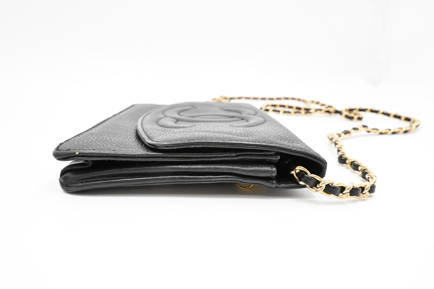 Chanel Wallet on Chain in Black Caviar Leather