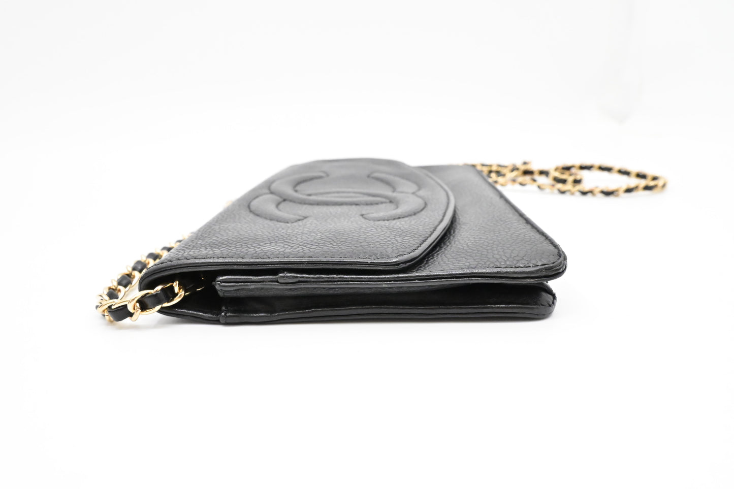 Chanel Wallet on Chain in Black Caviar Leather
