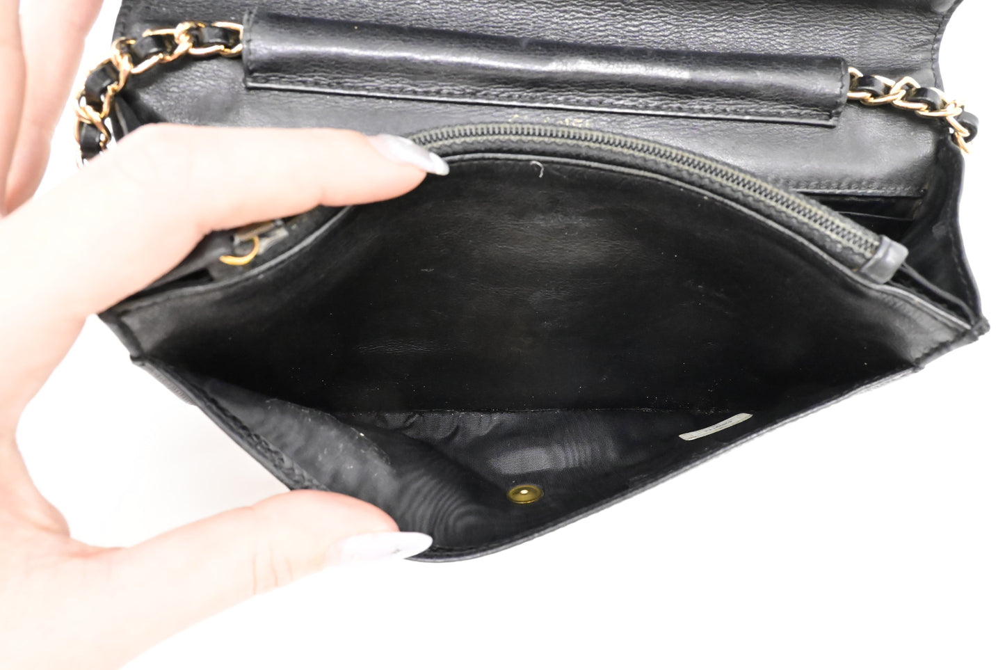 Chanel Wallet on Chain in Black Caviar Leather