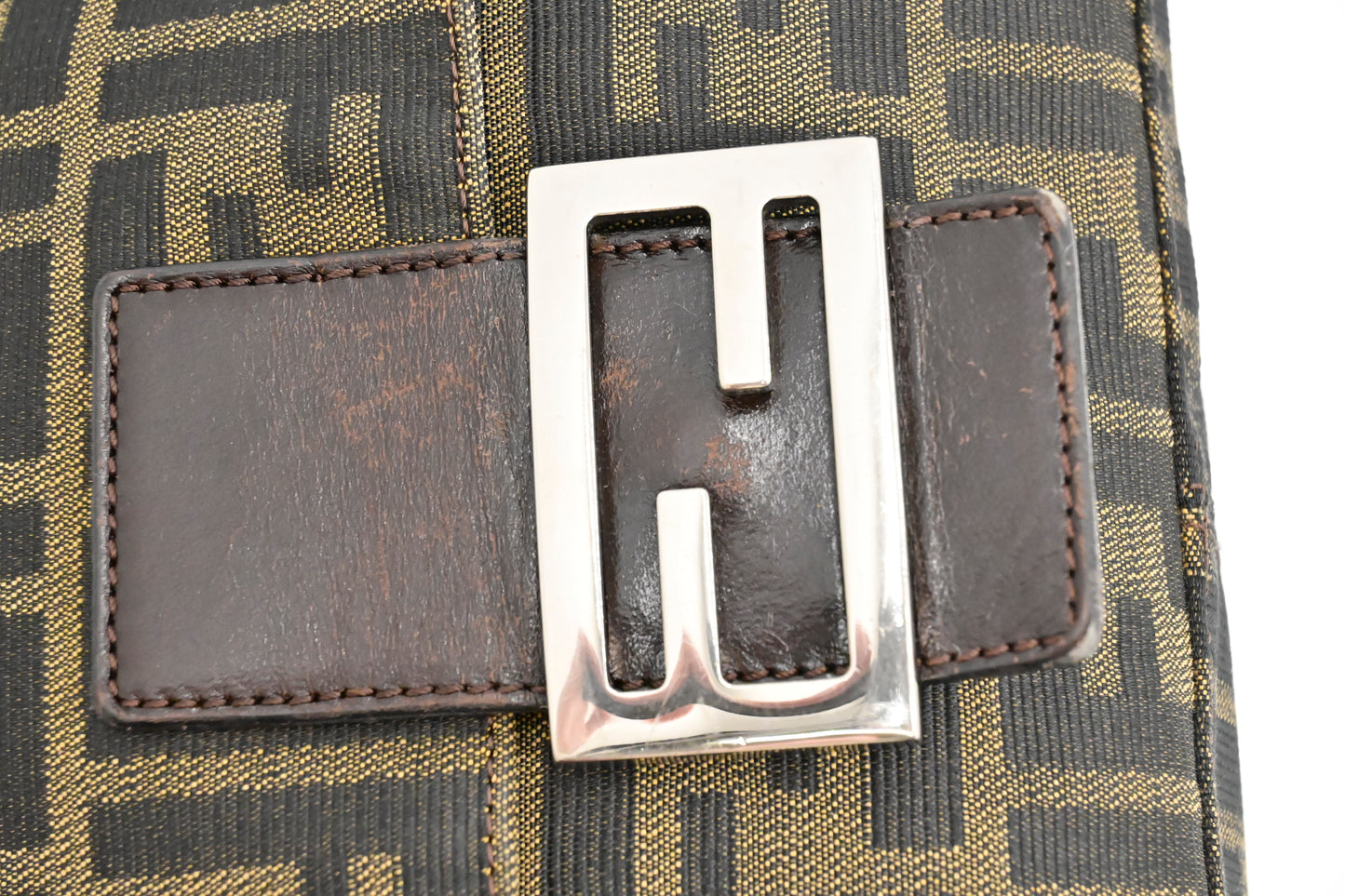 Fendi Mama Baguette in Zucca Canvas