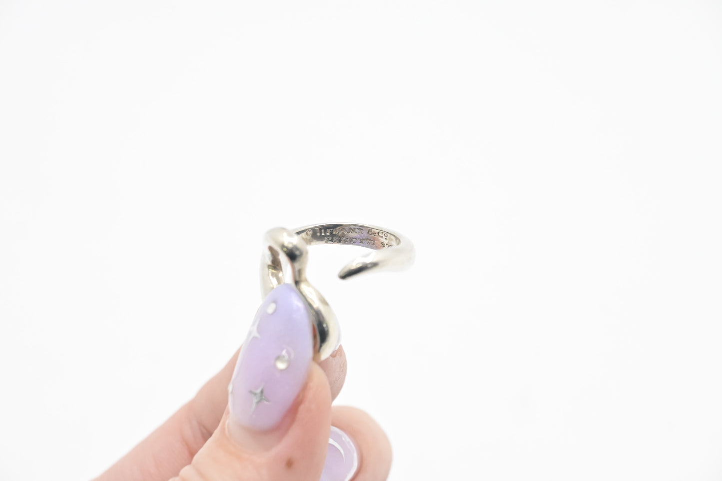 Tiffany & Co. Open Heart Ring in Sterling Silver