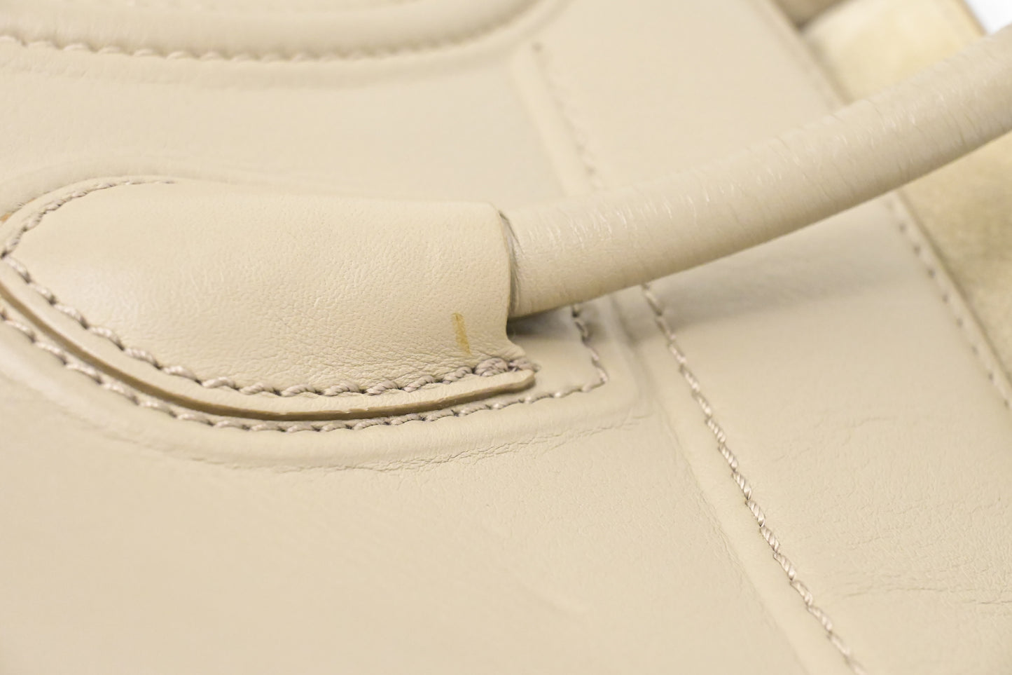 Celine Medium Phantom in Beige Leather