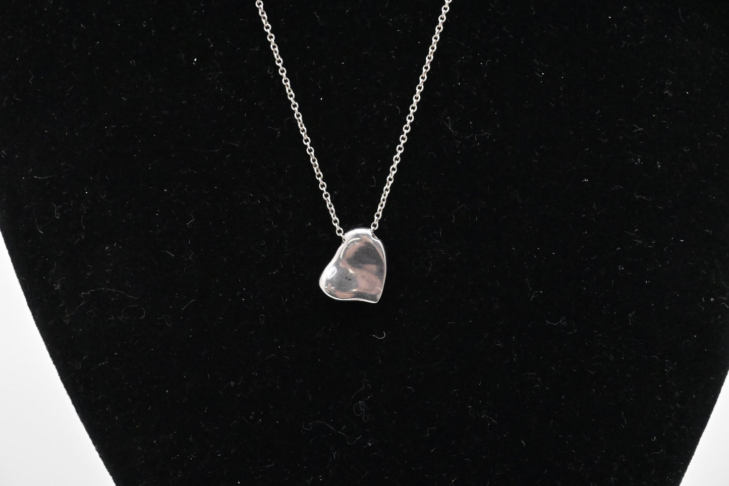 Tiffany & Co. Full Heart Necklace in Sterling Silver
