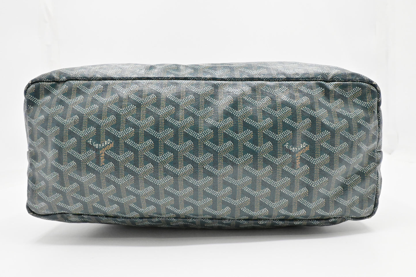 Goyard Saint Louis PM in Green Goyardine Canvas