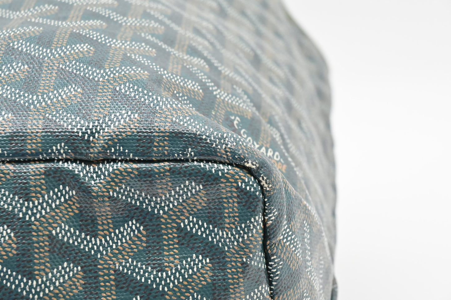 Goyard Saint Louis PM in Green Goyardine Canvas