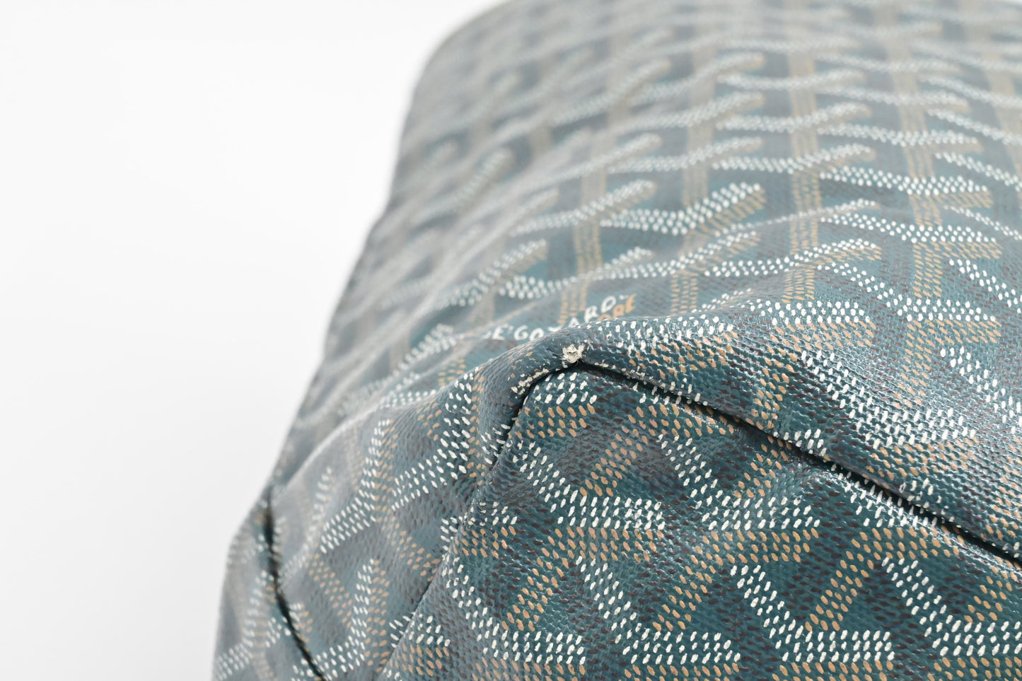 Goyard Saint Louis PM in Green Goyardine Canvas