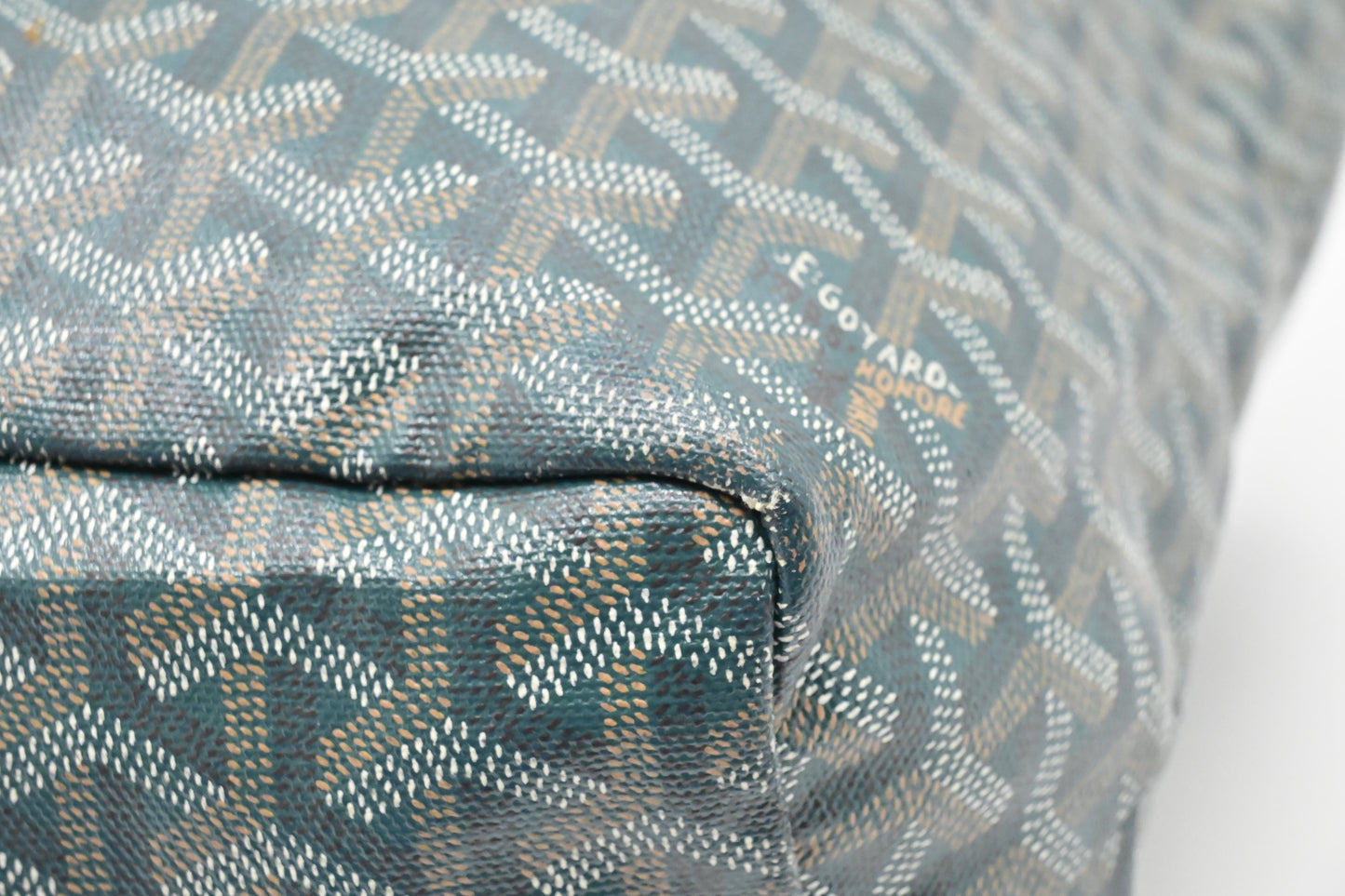 Goyard Saint Louis PM in Green Goyardine Canvas