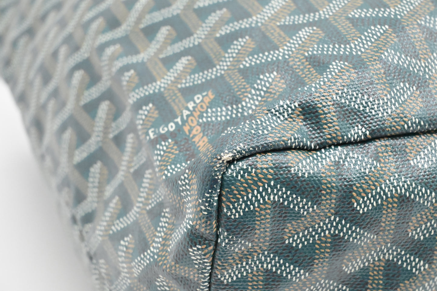 Goyard Saint Louis PM in Green Goyardine Canvas