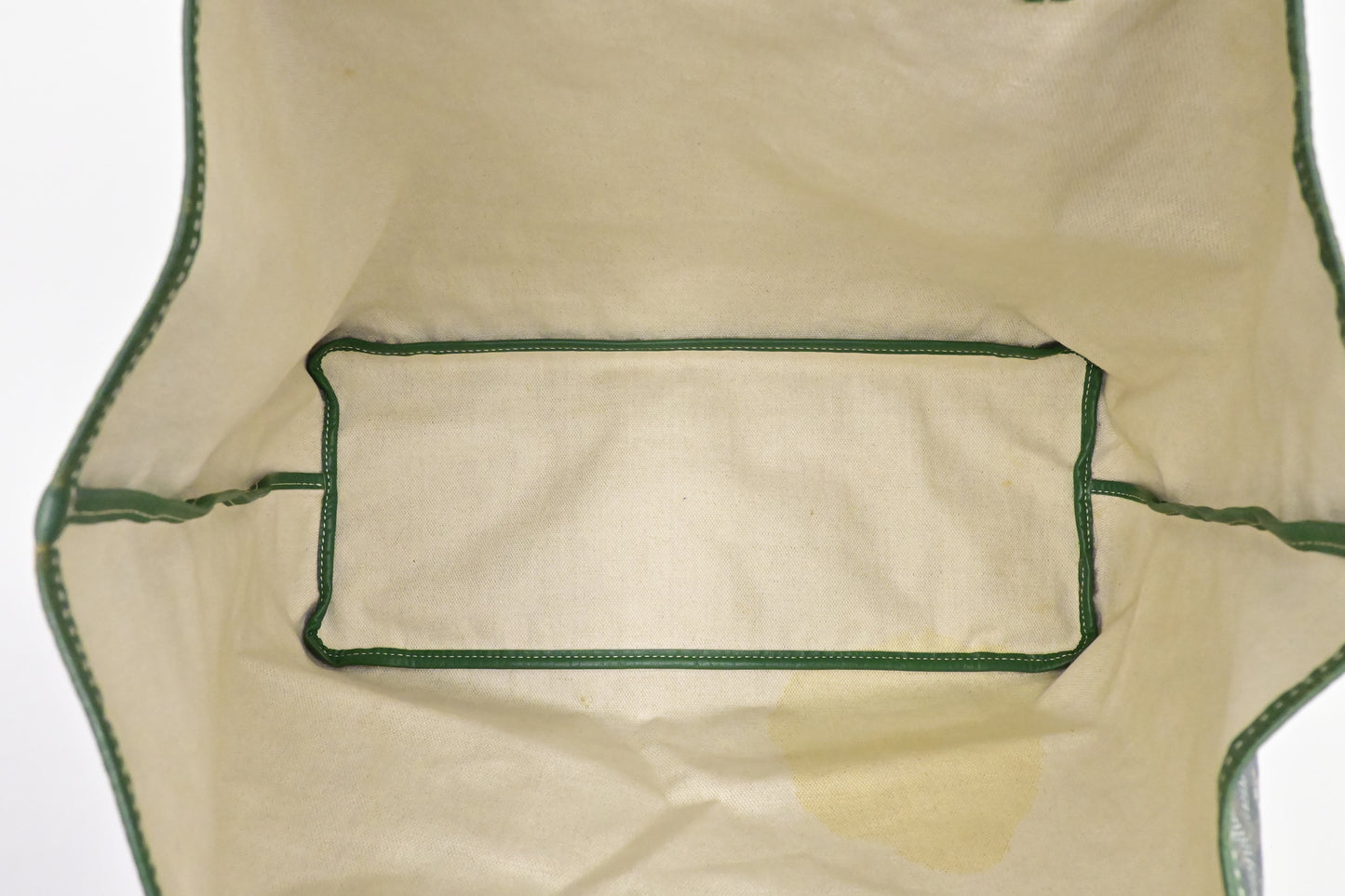 Goyard Saint Louis PM in Green Goyardine Canvas