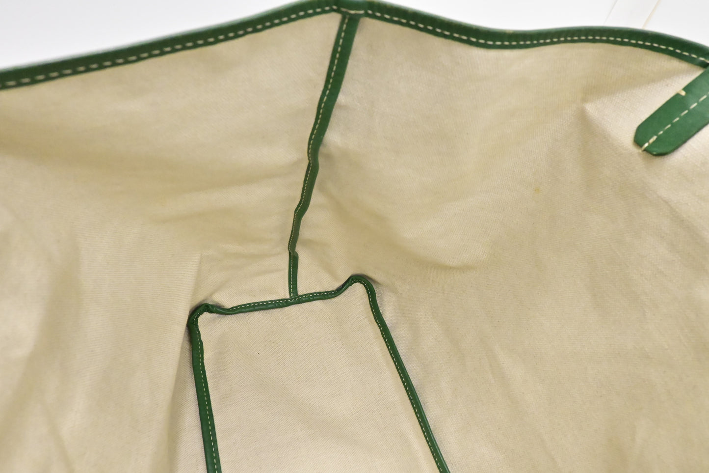 Goyard Saint Louis PM in Green Goyardine Canvas