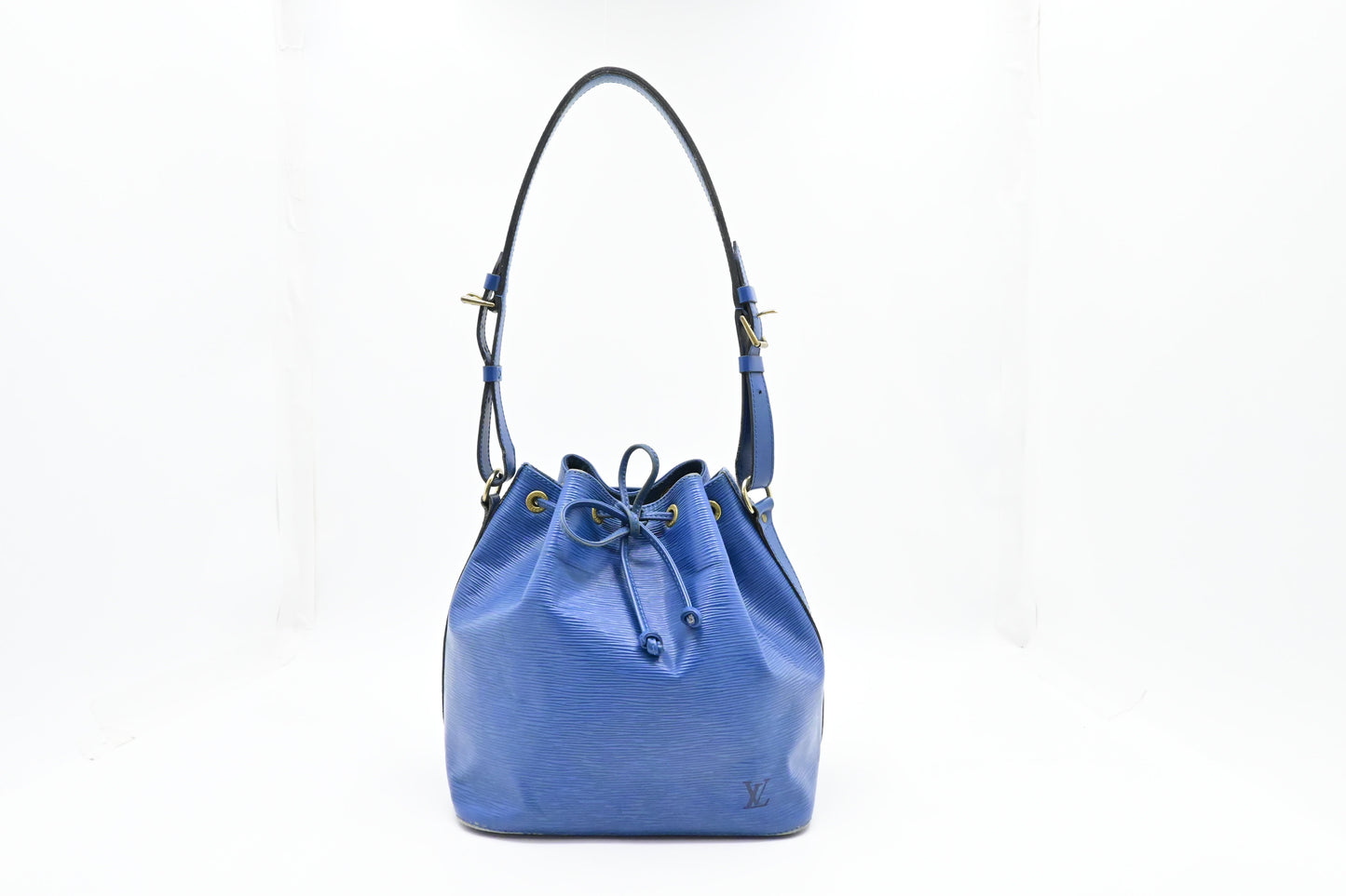 Louis Vuitton Petit Noe in Epi Blue Leather