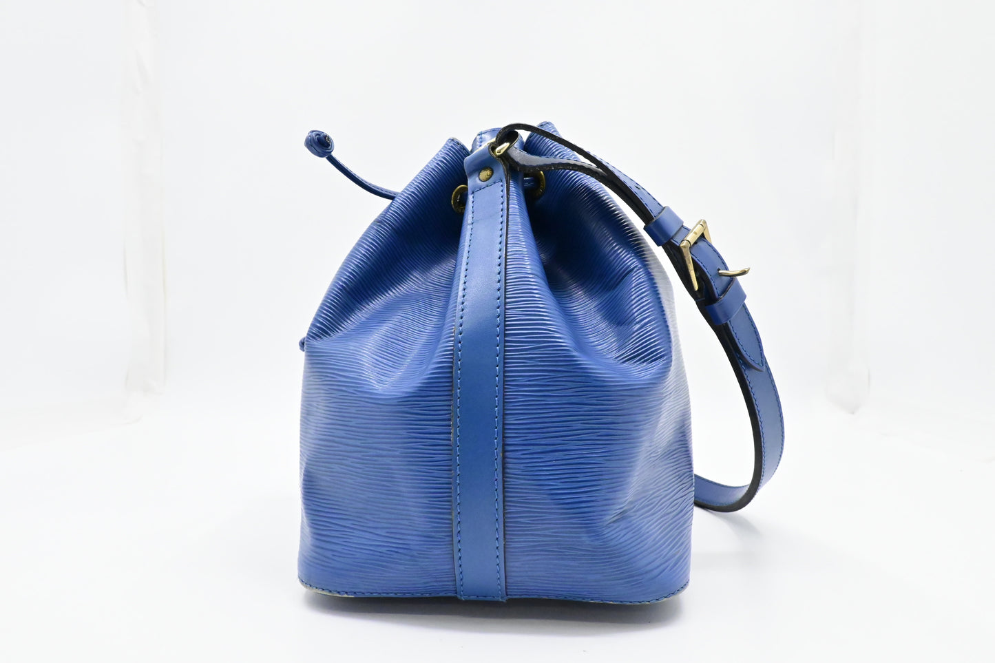 Louis Vuitton Petit Noe in Epi Blue Leather