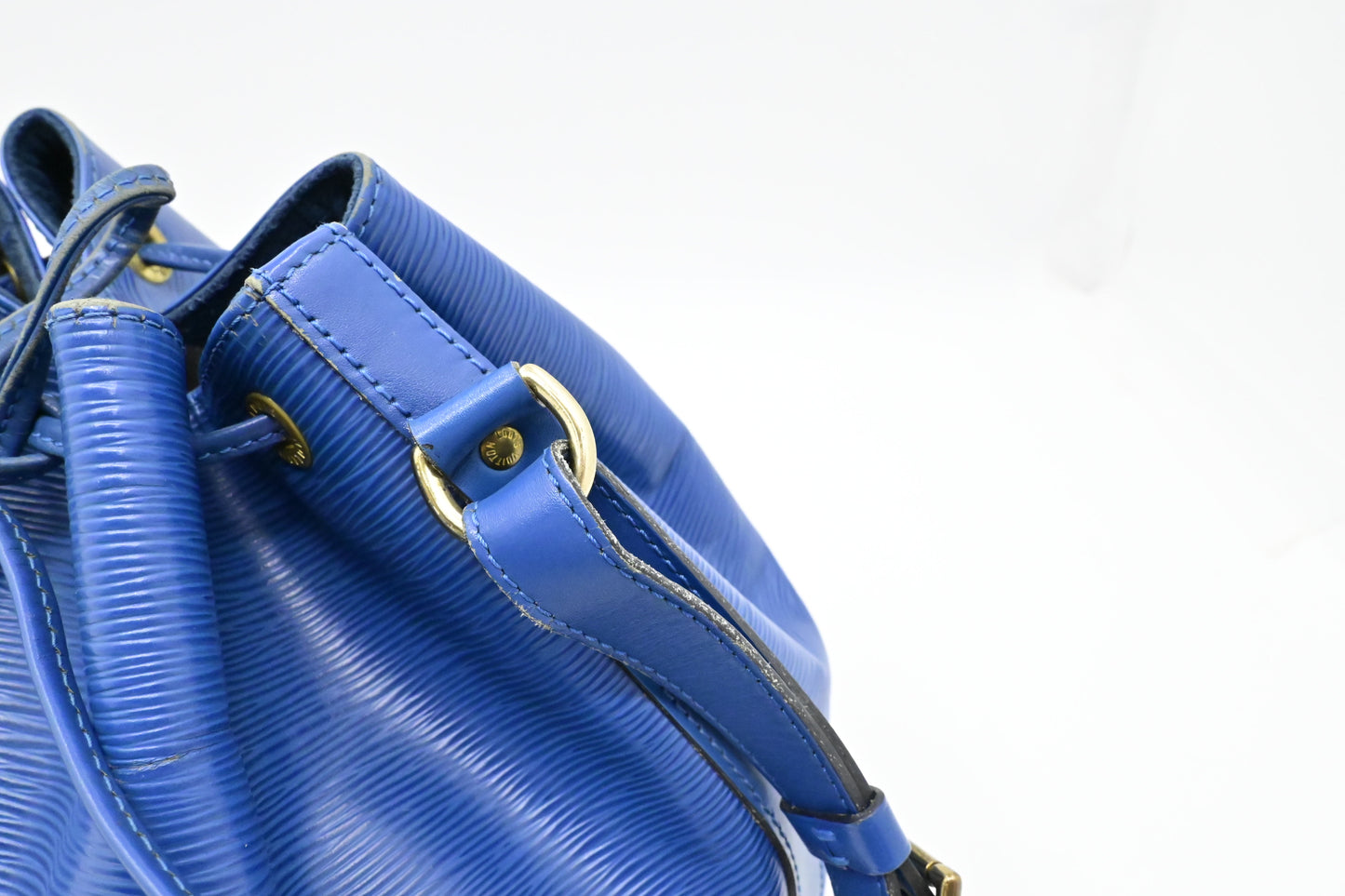 Louis Vuitton Petit Noe in Epi Blue Leather